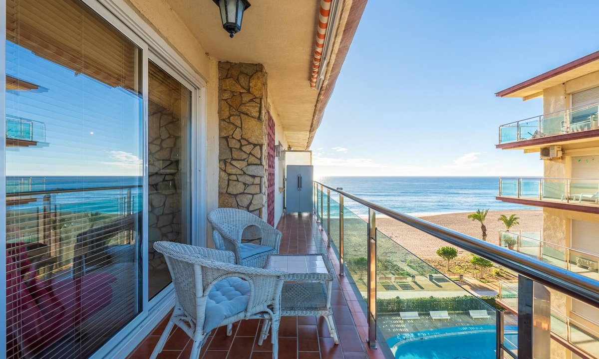 Santa Susanna Apartment | Apartment with excellent beachfront location