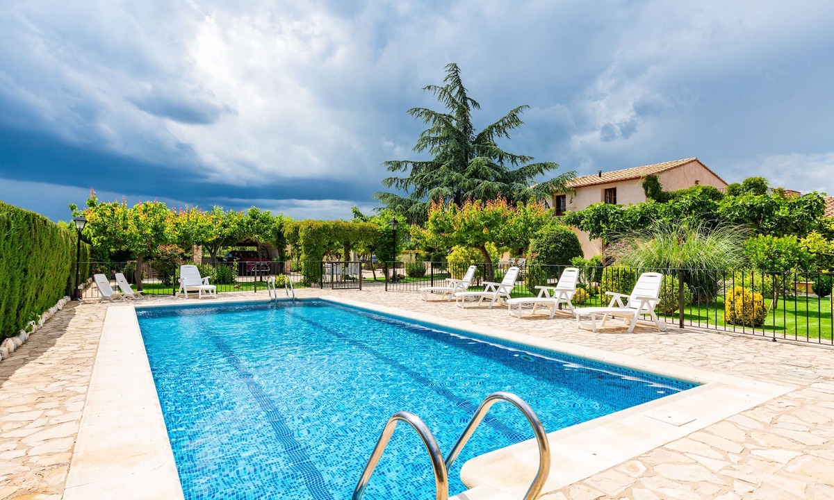 Vall d'Alba House | Rural Masia 'El Catala' with Mountain Views, Private Saltwater Pool, and Air Conditioning