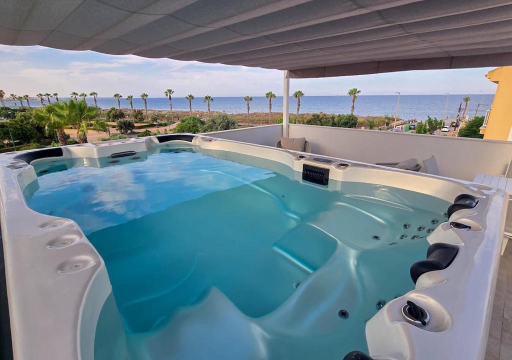 Pilar de la Horadada Villa | Villa Antonio, Private Jacuzzi, Holiday, 3 BR, 100m to the Beach