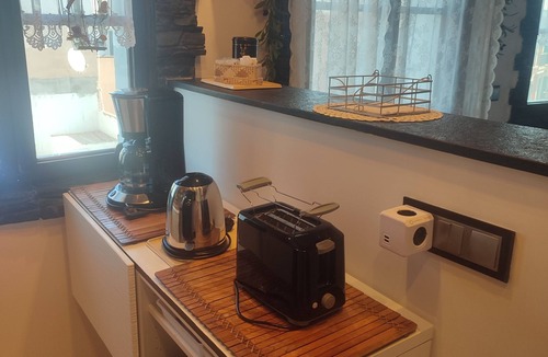 Sant Jaume Apartment | 800m from the beach: Studio with a terrace, views of the sea, mountains, and city, Wi-Fi
