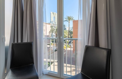 Cala Apartment | Apartment Casa Esmeralda 2 on the Beach with Balcony, A/C & Wi-Fi