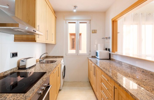 Los Alcazares Apartment | Apartment 'Golf and Sun' with Sea View, Shared Pool and Air Conditioning