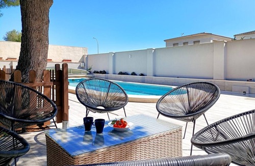 Mar de Cristal Villa | Apartment 'Villa with Pool and Bbq La Manga' with Sea View, Wi-Fi and Air Conditioning