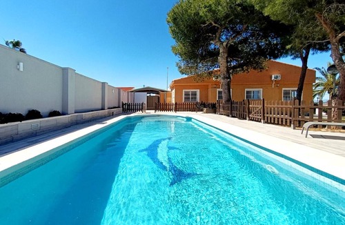 Mar de Cristal Villa | Apartment 'Villa with Pool and Bbq La Manga' with Sea View, Wi-Fi and Air Conditioning