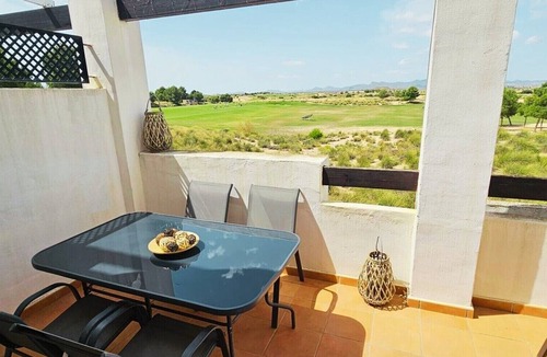 Alhama de Murcia House | Beautiful 2-Bedroom Apartment in Condado de Alhama Golf Resort with Pools, AC, WiFi