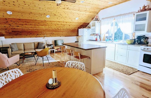 Beaver Island House | Bright and spacious, modern carriage house apartment. WiFi. 2 miles from town.