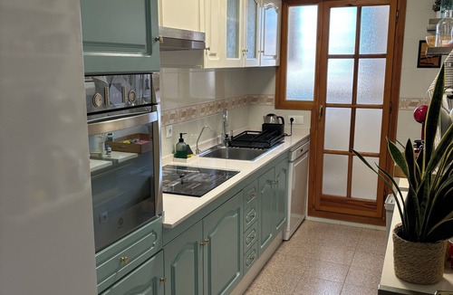 Calafell Apartment | Calafell Beachfront Escape. Spacious Attic with Rooftop Terrace and Pool.