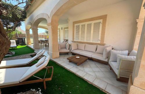 Sa Rapita House | Casa S`Olivera - tolles Ferienhaus am Meer nahe Es Trenc Strand