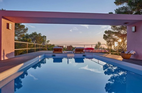Sant Josep de sa Talaia Villa | Daplace | Villa Pink Paradise · Pool · Sea View