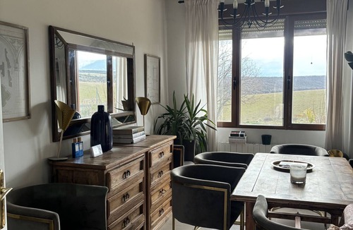 Duruelo Ski Chalet | Detached villa with pool and mountain views