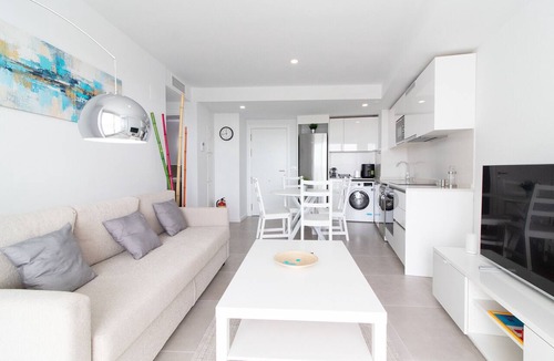 Canet de Berenguer Apartment | Global Vacacional: Apartment with terrace, sea and pool views