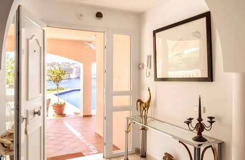 Port d'Andraitx House | Holiday Home 'Villa Ichtys in Cala Moragues' with Sea View, Wi-Fi and Air Conditioning