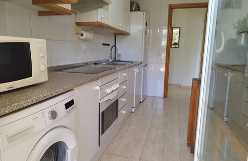 Tamarit Apartment | Large terrace, with garden. Pool and near the beach