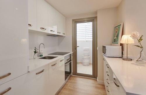 Sant Llorenc des Cardassar Apartment | Modern apartment in Sa Maniga/4floors, elevator, on the beach, 2 bedrooms, 2 balconies, sea view, Wifi