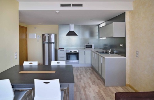 Sant Carles de la Rapita Apartment | ORNIS "Becassina": 1 bedroom+sofa-bed 2/4 pers windows sea view