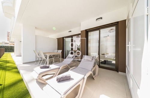 Pilar de la Horadada Apartment | Pilar Sunplace Deluxe, ground-floor resort apt, pool, garden view, by OYOOSTAYS