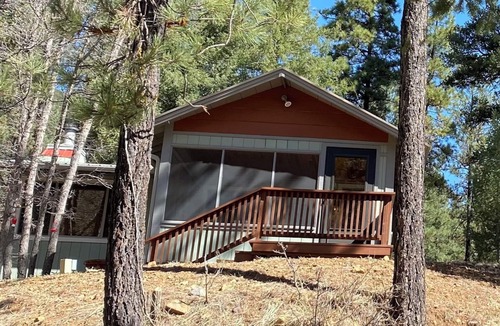 Ruidoso Cabin | Relax with peaceful river views and wildlife sightings. A perfect retreat.