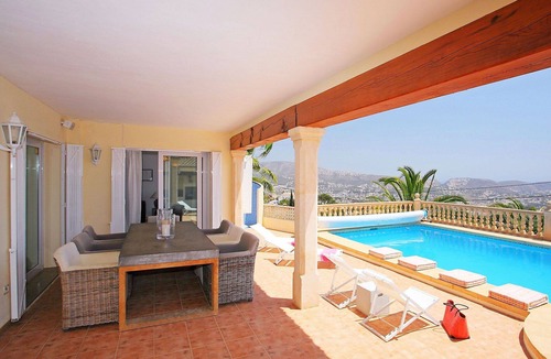 Benimeit Villa | Stunning private villa for 8 people with WIFI, private pool, TV, patio and panoramic view