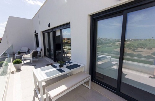 Torre-Pacheco Condo | The Lofts by Andrea – Stylish Apartment with a Pool and Golf Course View