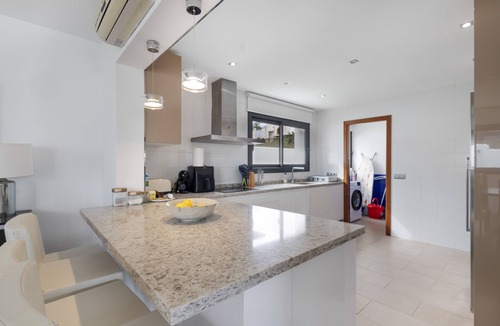 Sant Josep de sa Talaia Villa | Villa 'Ca Sa Roca' with Mountain View, Wi-Fi and Air Conditioning