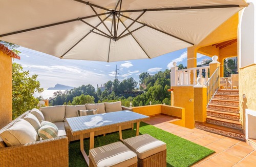 Altea la Vella Villa | Villa 'Macondo Altea Hills' with Sea View, Wi-Fi and Air Conditioning