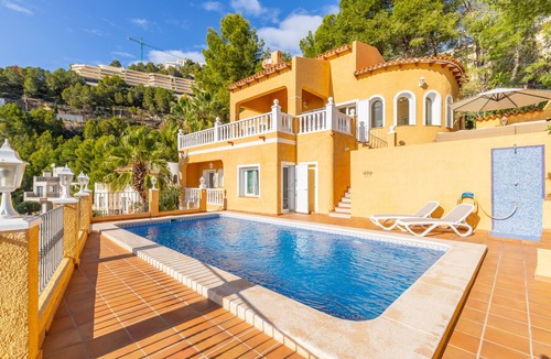Altea la Vella Villa | Villa 'Macondo Altea Hills' with Sea View, Wi-Fi and Air Conditioning