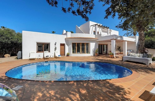 Sant Josep de sa Talaia Villa | 🌴 Villa Mika Ibiza – Private villa with pool, terraces, and prime location