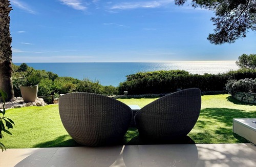 Sitges Villa | Villa Vista, Breathtaking Sea Views, Stylish garden , Peaceful Location ,