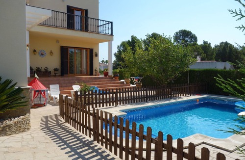 Les Tres Cales Villa | Villa with private protected pool, 200 m from the beach, air conditioning