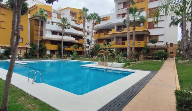 Apartment in La Recoleta Punta Prima, Communal pools and steps away from the sea