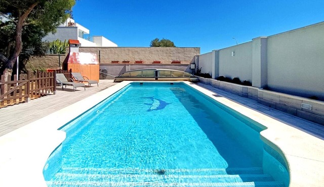 Apartment 'Villa with Pool and Bbq La Manga' with Sea View, Wi-Fi and Air Conditioning