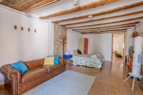 Bohemian apartment with internal balcony