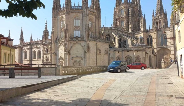 By the Cathedral with optional parking.