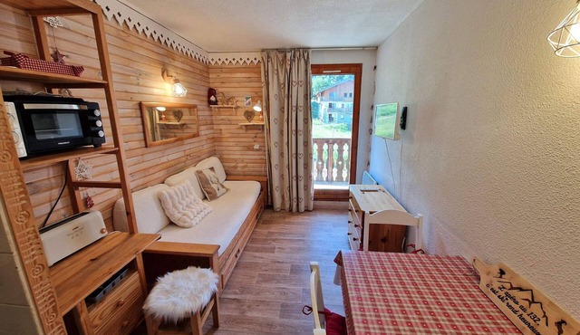 Charming studio for 2-3 people, 17m² south-facing in Valfréjus in Valfréjus