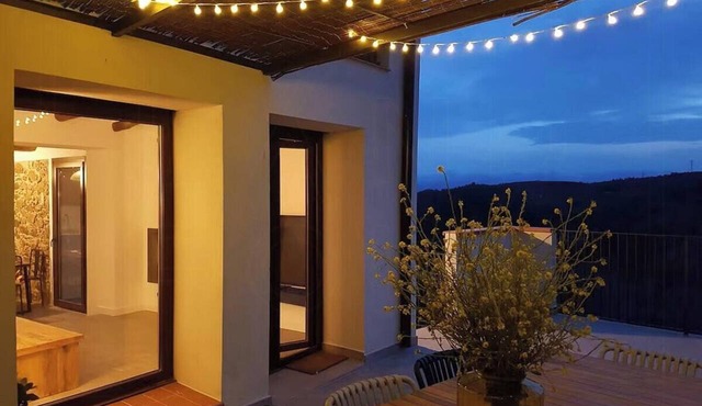 Clifftop village house near Tarragona