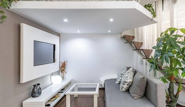 Elegant Loft with Loft and Modern Design |Center