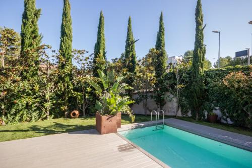 Espai Oliveres Barcelona Villa con piscina