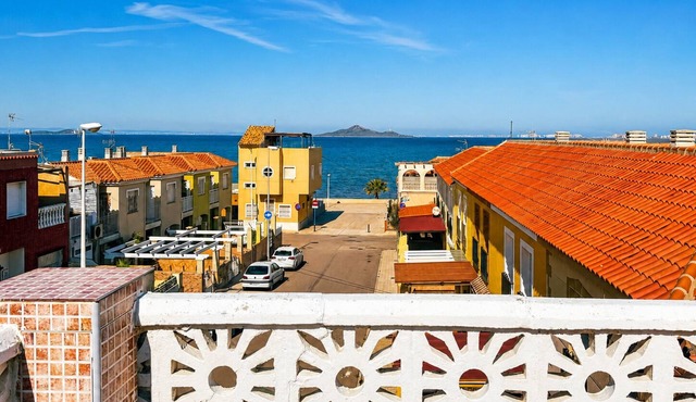Holiday home on the Mar Menor with sea views, roof terrace a. close to the beach