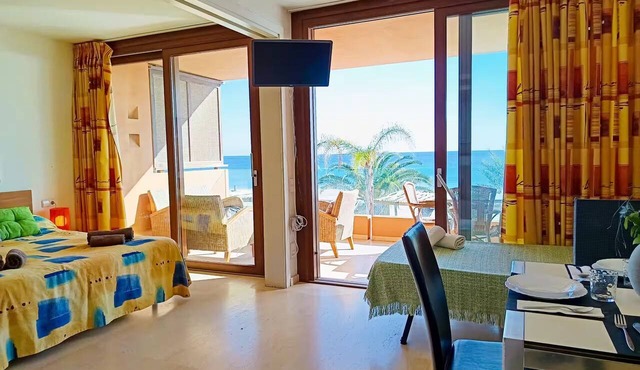 Ibiza Beachfront Apartment with Ocean View in IB