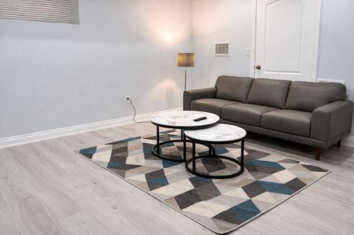 Modern 2BR Basement Suite Private Entrance in Brampton