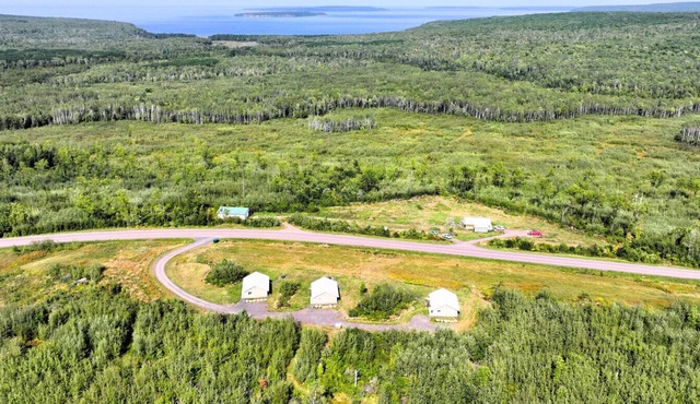 Raspberry Island Lighthouse Overlook Cabins in Bayfield in Bayfield