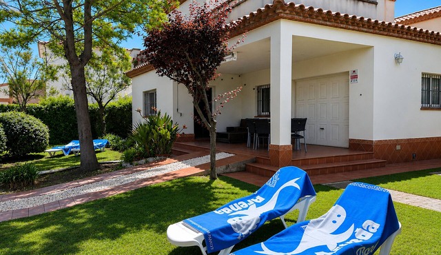 RIVERA villa en la playa, jardin, barbacoa