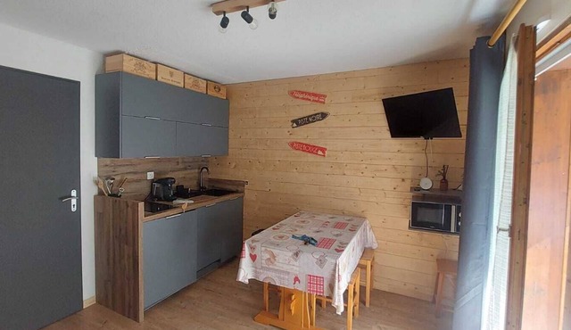 Studio near lifts/wifi/smart TV/parking in Les Contamines-Montjoie