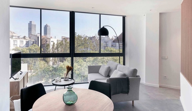 The Bright Oasis - Design 1 BR unit in Poble Nou
