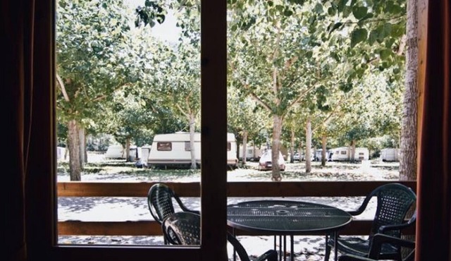 Typical wooden bungalows near Sort, pets allowed