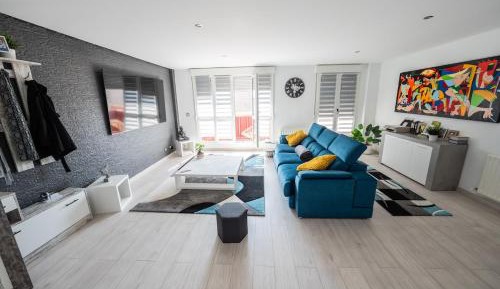 Two-Bedroom Apartment with Balcony and Terrace