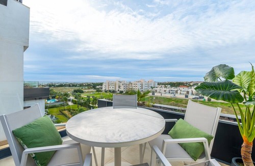 Orihuela Costa Apartment | Holiday Apartment "Verano" with Heated Pool, 5 Private Terraces & Wi-Fi