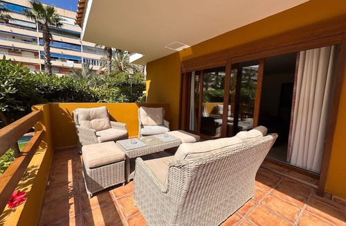 Punta Prima Apartment | "Spacious ground floor apartment" with Shared Pool, Terrace & Wi-Fi