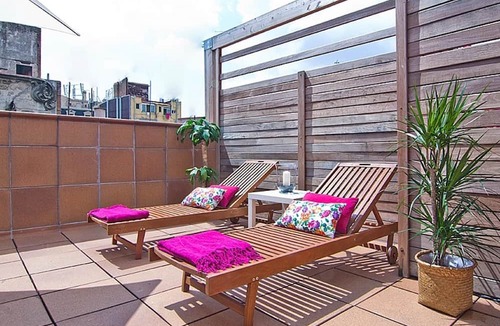 la Vila de Gracia Apartment | Penthouse near Diagonal Pool Terrace 2 bedrooms 6 pax
