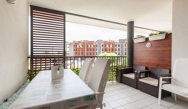 Apartment 'Cubelles Mar' with Sea View, Wi-Fi and Air Conditioning